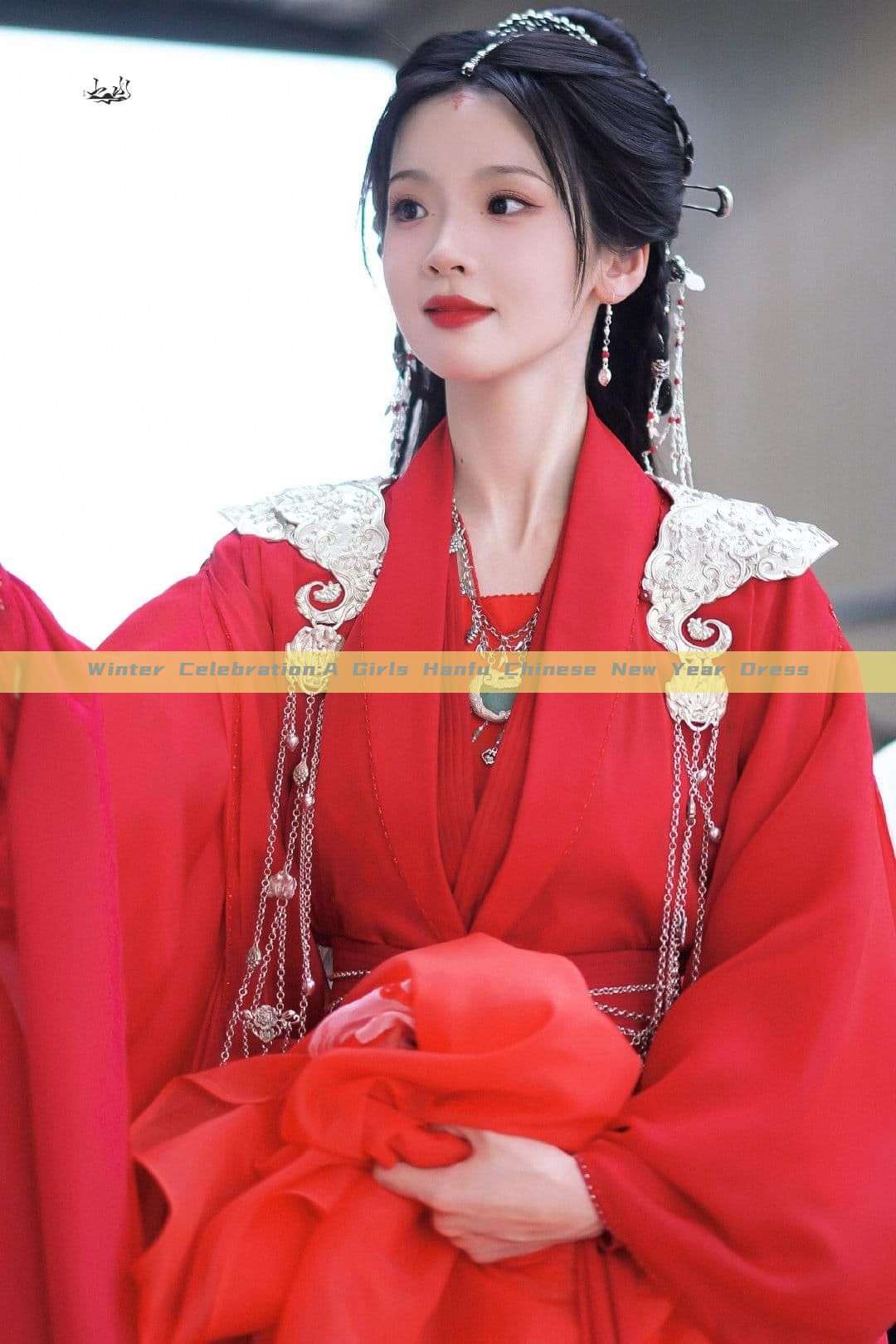 Winter Celebration:A Girls Hanfu Chinese New Year Dress Winter Celebration:A Girls Hanfu Chinese New Year Dress