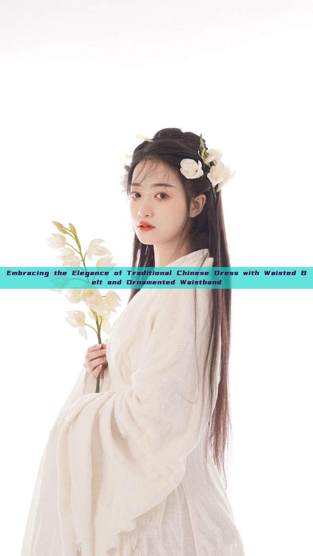 Embracing the Elegance of Traditional Chinese Dress with Waisted Belt and Ornamented Waistband Embracing the Elegance of Traditional Chinese Dress with Waisted Belt and Ornamented Waistband
