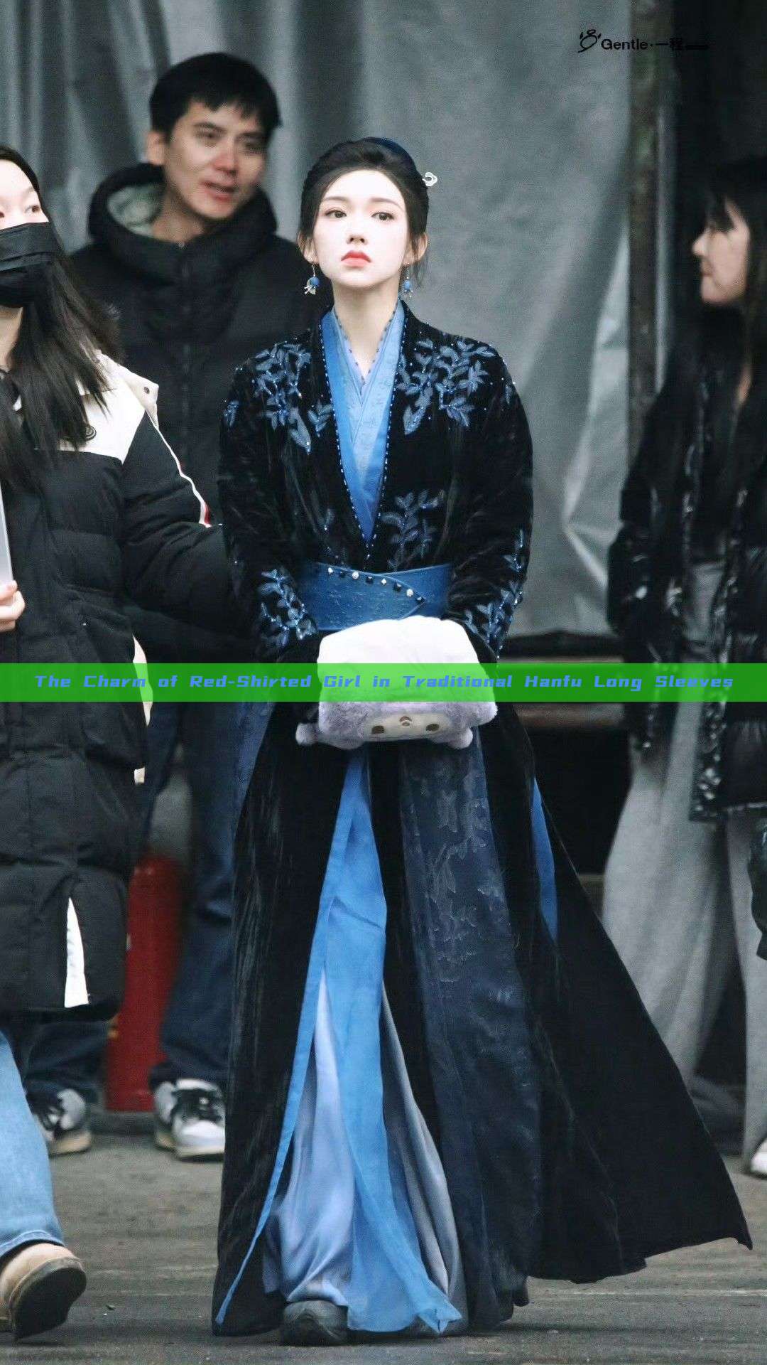 The Charm of Red-Shirted Girl in Traditional Hanfu Long Sleeves The Charm of Red-Shirted Girl in Traditional Hanfu Long Sleeves