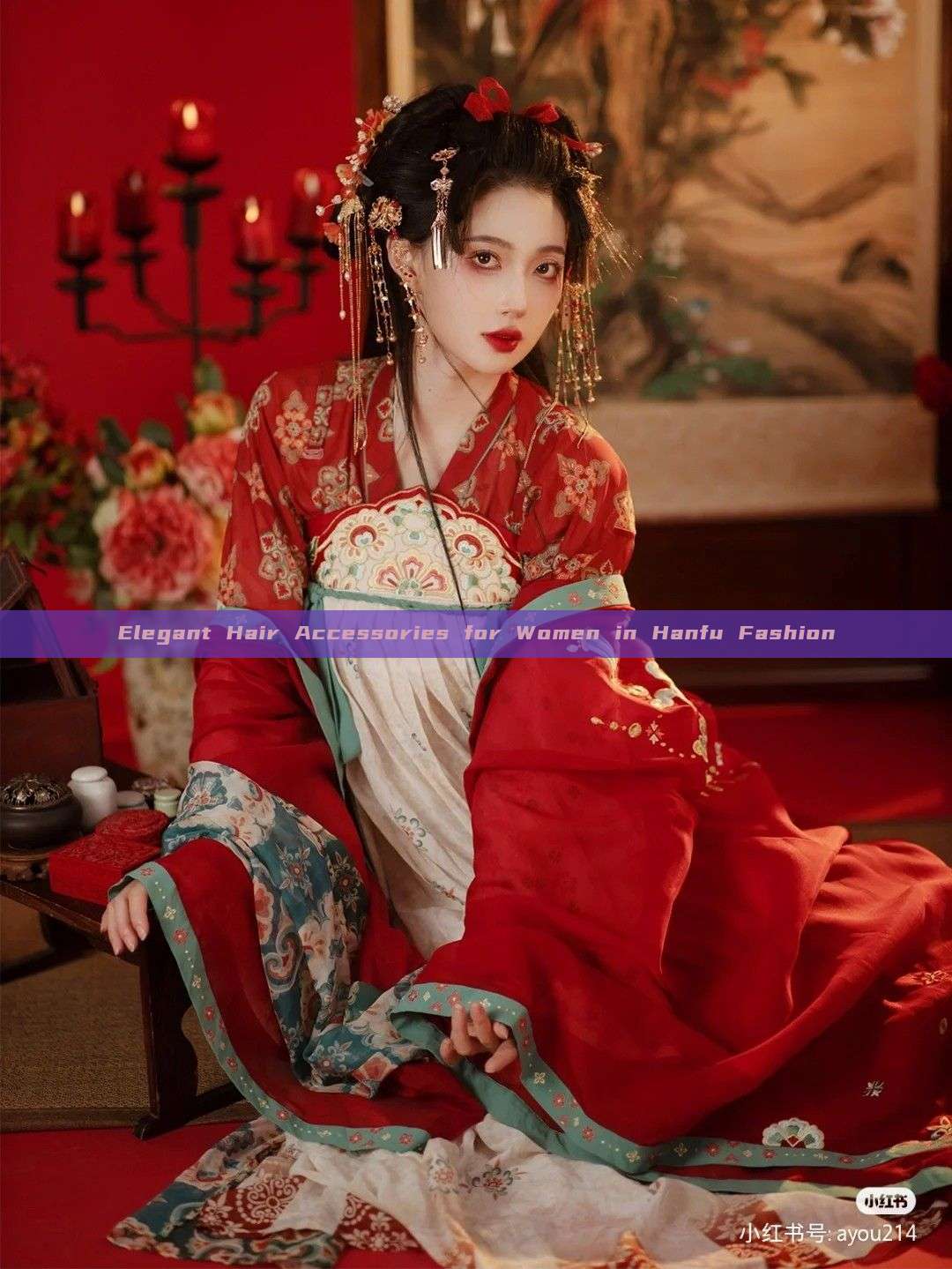 Elegant Hair Accessories for Women in Hanfu Fashion Elegant Hair Accessories for Women in Hanfu Fashion