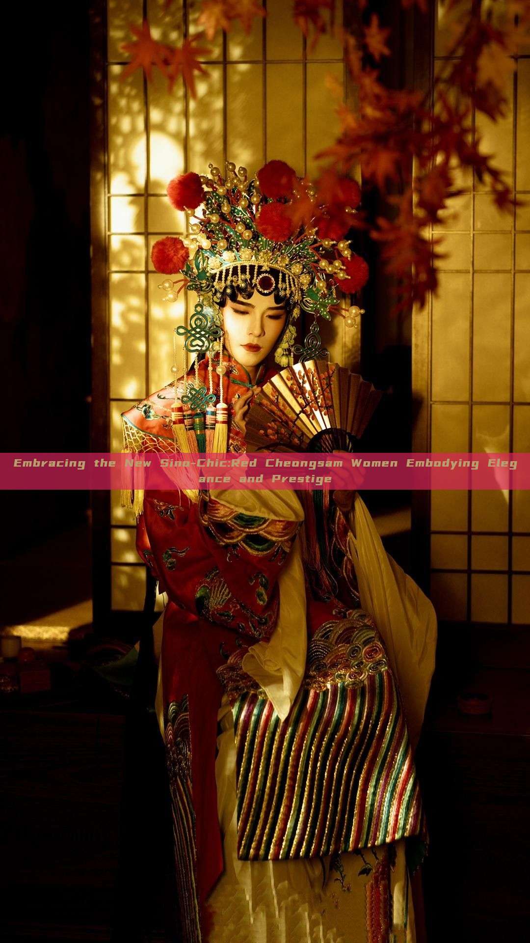 Embracing the New Sino-Chic:Red Cheongsam Women Embodying Elegance and Prestige Embracing the New Sino-Chic:Red Cheongsam Women Embodying Elegance and Prestige