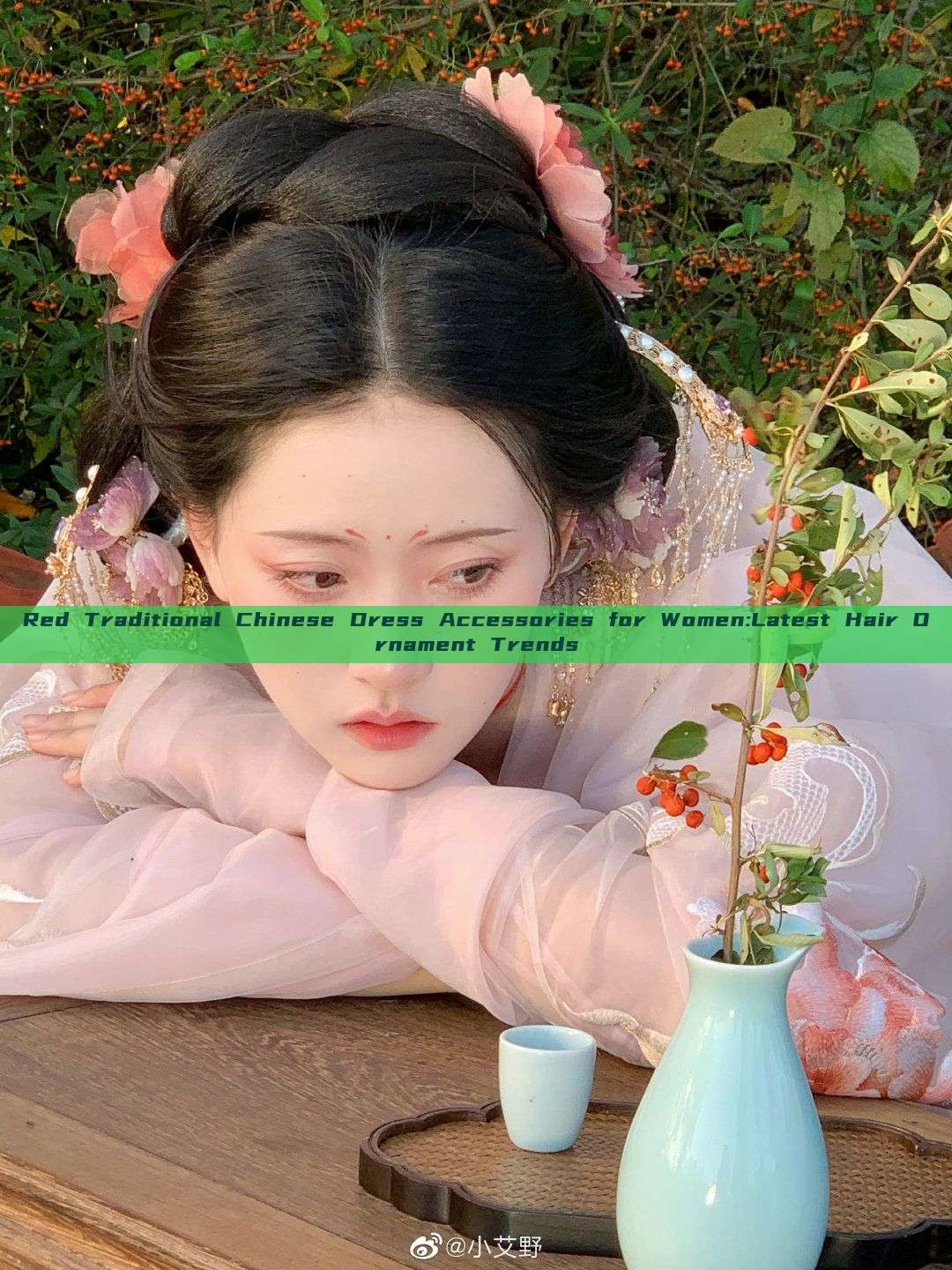 Red Traditional Chinese Dress Accessories for Women:Latest Hair Ornament Trends Red Traditional Chinese Dress Accessories for Women:Latest Hair Ornament Trends