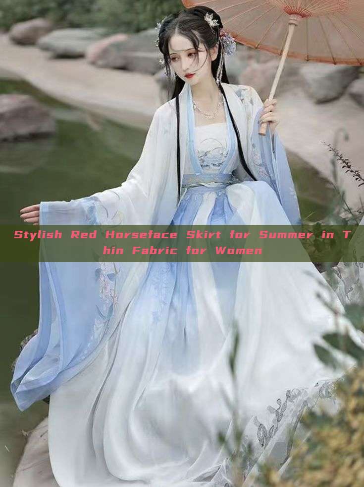 Stylish Red Horseface Skirt for Summer in Thin Fabric for Women Stylish Red Horseface Skirt for Summer in Thin Fabric for Women