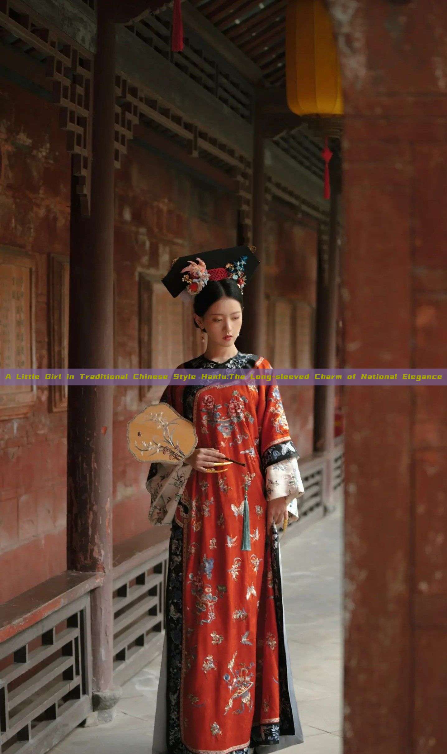 A Little Girl in Traditional Chinese Style Hanfu:The Long-sleeved Charm of National Elegance A Little Girl in Traditional Chinese Style Hanfu:The Long-sleeved Charm of National Elegance