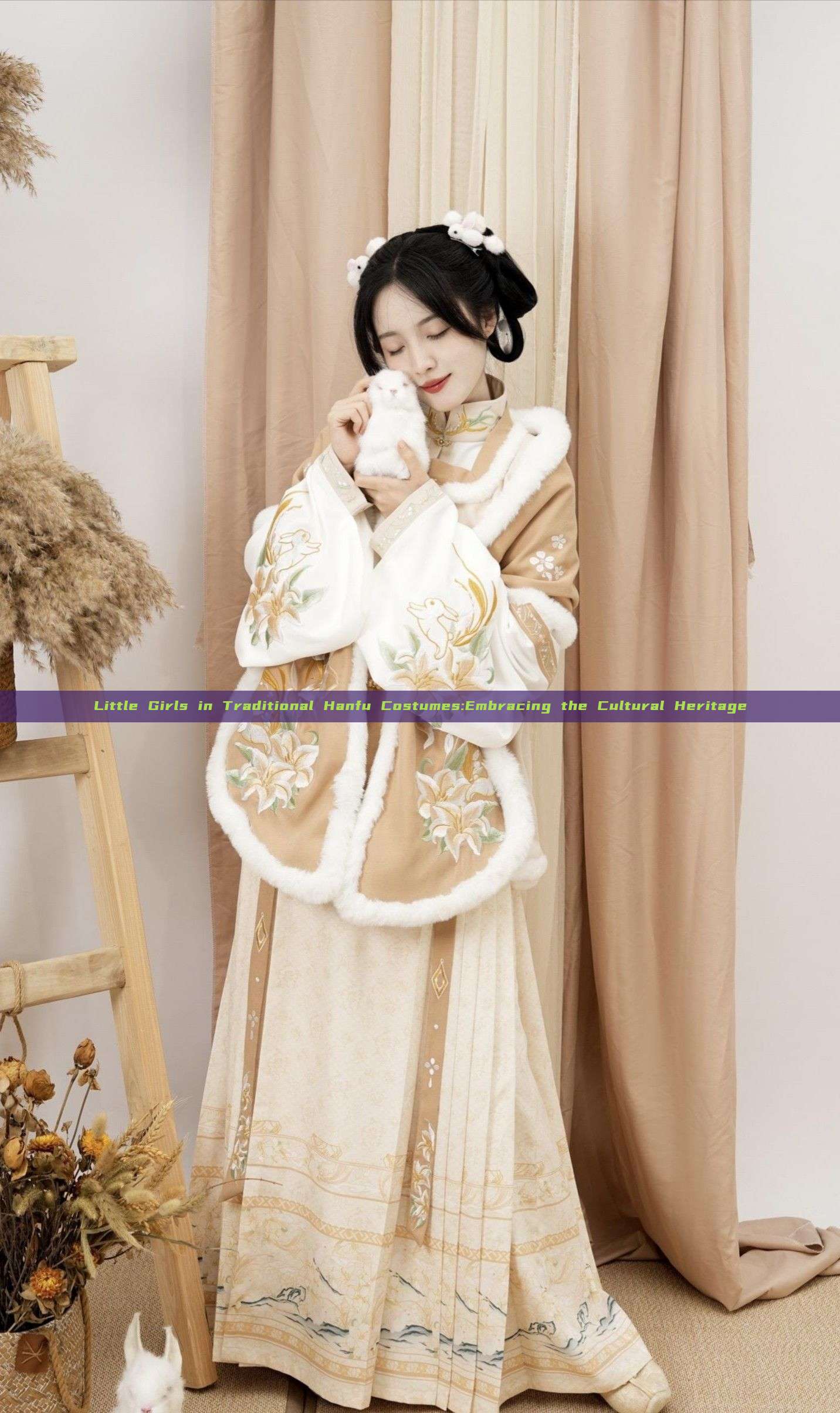Little Girls in Traditional Hanfu Costumes:Embracing the Cultural Heritage Little Girls in Traditional Hanfu Costumes:Embracing the Cultural Heritage