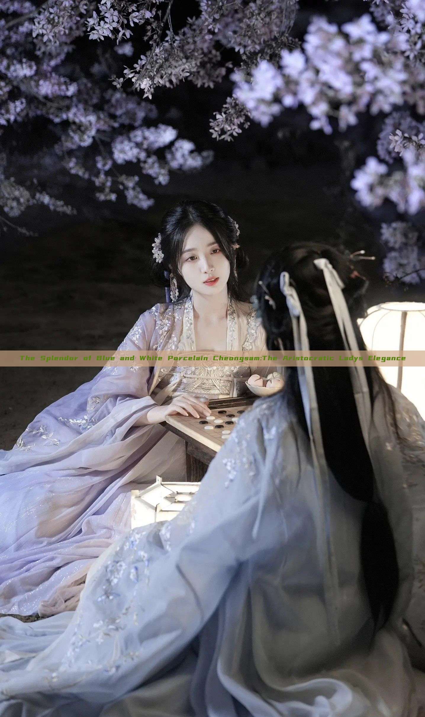 The Splendor of Blue and White Porcelain Cheongsam:The Aristocratic Ladys Elegance The Splendor of Blue and White Porcelain Cheongsam:The Aristocratic Ladys Elegance