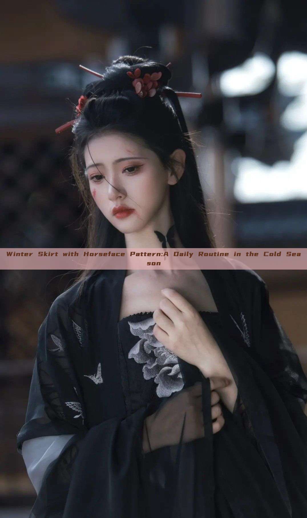 Winter Skirt with Horseface Pattern:A Daily Routine in the Cold Season Winter Skirt with Horseface Pattern:A Daily Routine in the Cold Season