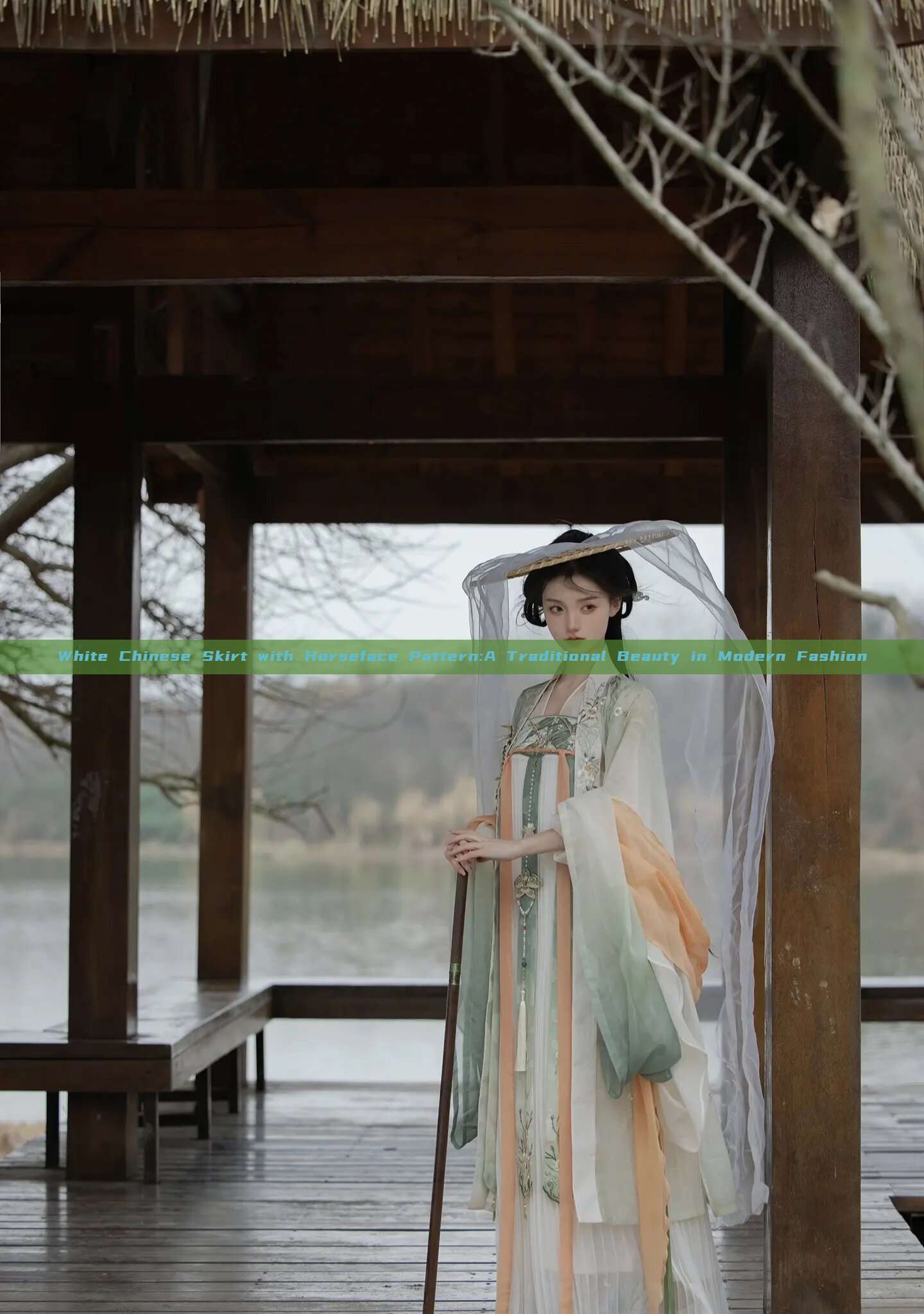 White Chinese Skirt with Horseface Pattern:A Traditional Beauty in Modern Fashion White Chinese Skirt with Horseface Pattern:A Traditional Beauty in Modern Fashion