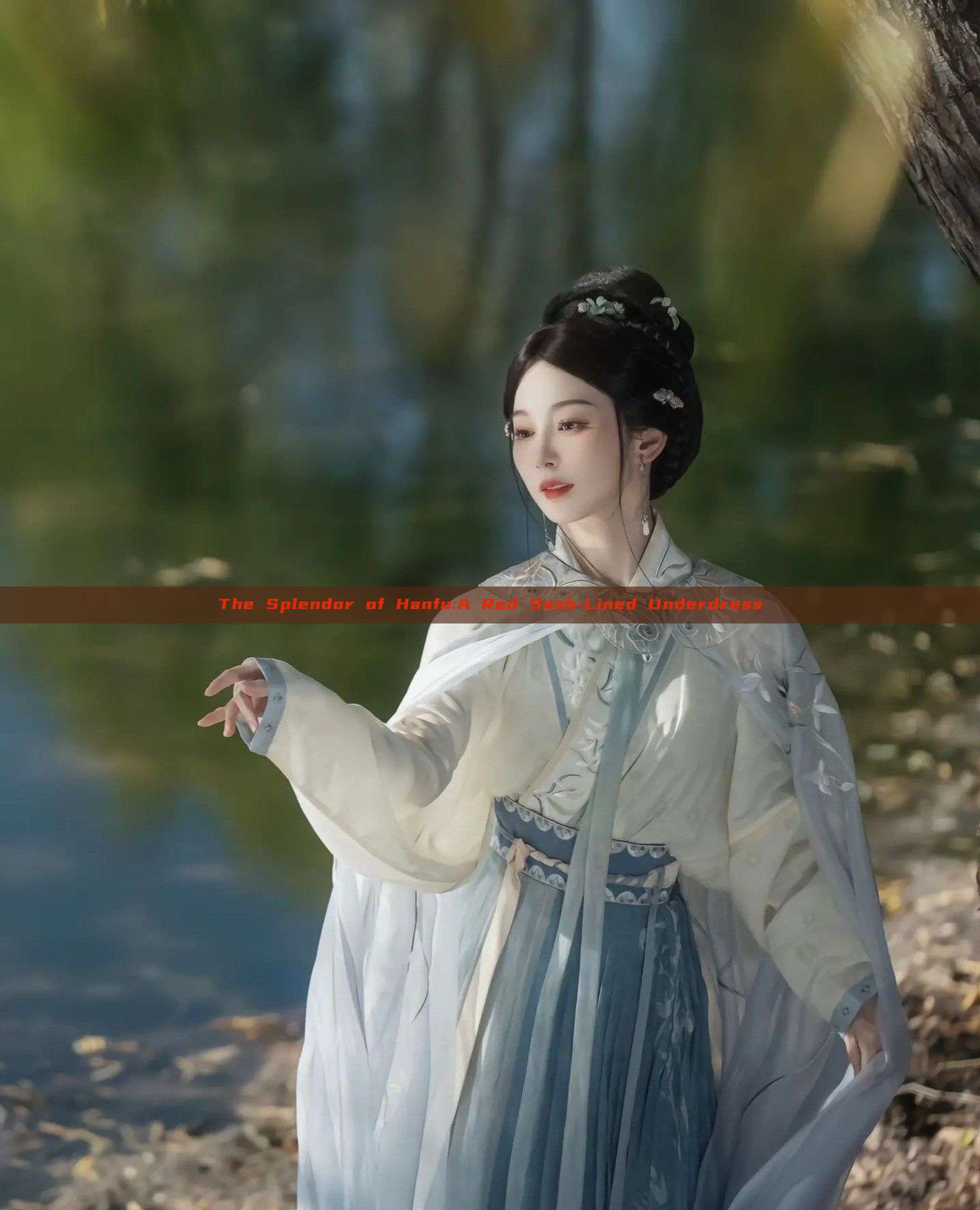 The Splendor of Hanfu:A Red Sash-Lined Underdress The Splendor of Hanfu:A Red Sash-Lined Underdress