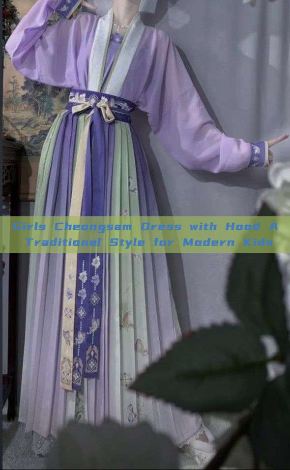 Girls Cheongsam Dress with Hood A Traditional Style for Modern Kids Girls Cheongsam Dress with Hood A Traditional Style for Modern Kids