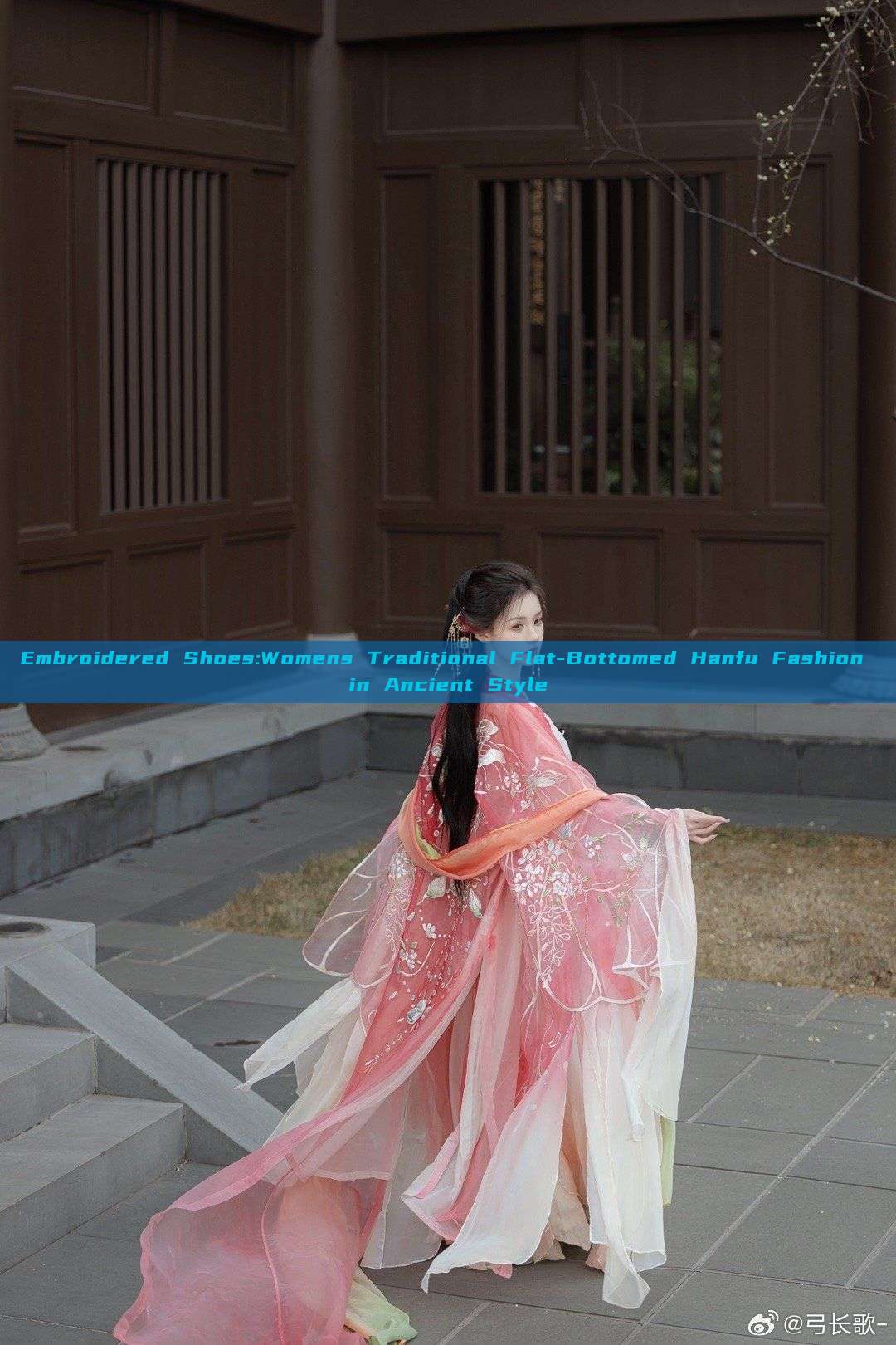 Embroidered Shoes:Womens Traditional Flat-Bottomed Hanfu Fashion in Ancient Style Embroidered Shoes:Womens Traditional Flat-Bottomed Hanfu Fashion in Ancient Style
