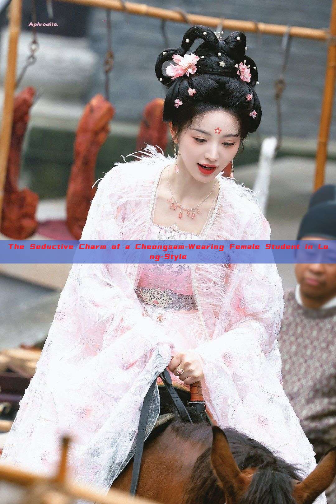 The Seductive Charm of a Cheongsam-Wearing Female Student in Long-Style The Seductive Charm of a Cheongsam-Wearing Female Student in Long-Style