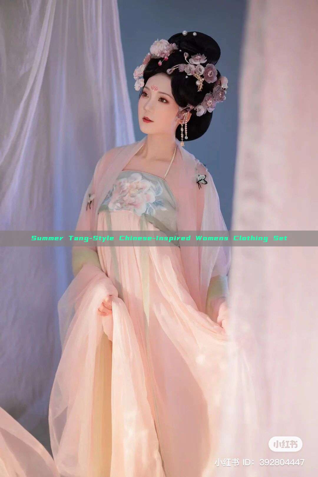 Summer Tang-Style Chinese-Inspired Womens Clothing Set Summer Tang-Style Chinese-Inspired Womens Clothing Set