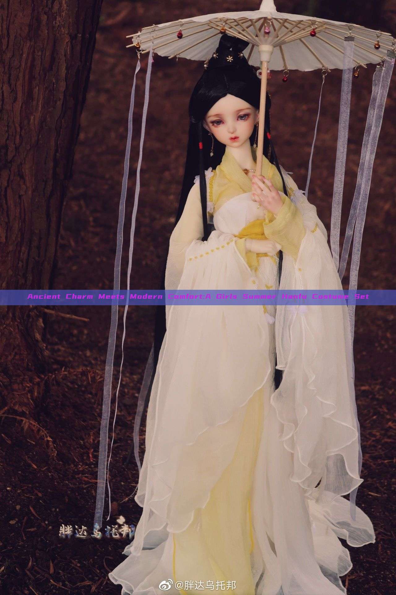 Ancient Charm Meets Modern Comfort:A Girls Summer Hanfu Costume Set Ancient Charm Meets Modern Comfort:A Girls Summer Hanfu Costume Set