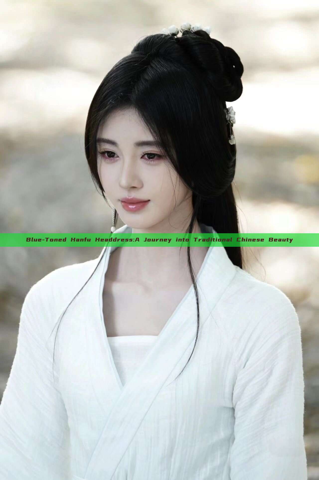 Blue-Toned Hanfu Headdress:A Journey into Traditional Chinese Beauty Blue-Toned Hanfu Headdress:A Journey into Traditional Chinese Beauty
