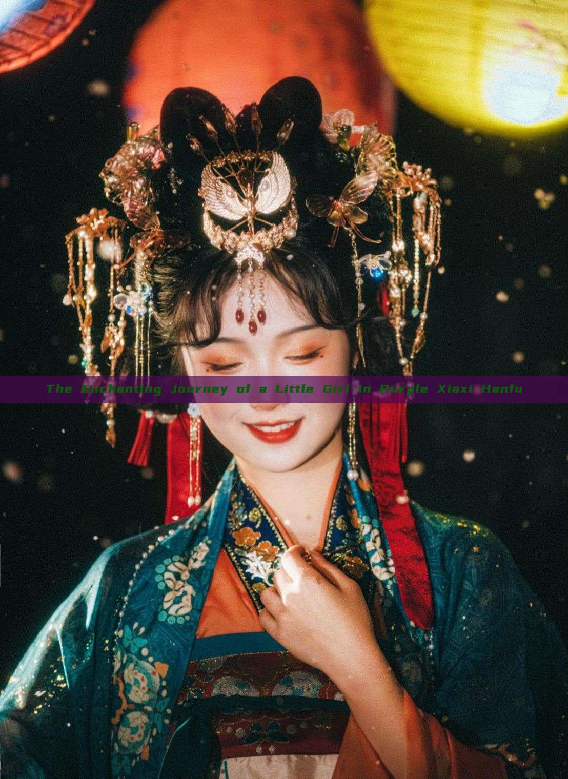 The Enchanting Journey of a Little Girl in Purple Xiaxi Hanfu The Enchanting Journey of a Little Girl in Purple Xiaxi Hanfu
