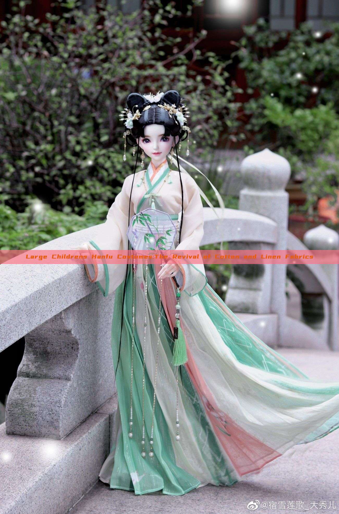Large Childrens Hanfu Costumes:The Revival of Cotton and Linen Fabrics Large Childrens Hanfu Costumes:The Revival of Cotton and Linen Fabrics