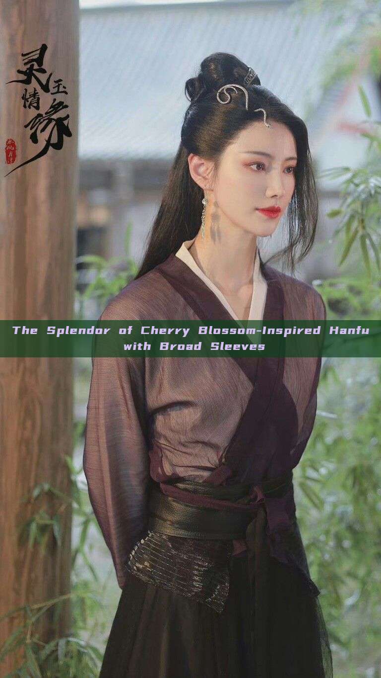 The Splendor of Cherry Blossom-Inspired Hanfu with Broad Sleeves The Splendor of Cherry Blossom-Inspired Hanfu with Broad Sleeves