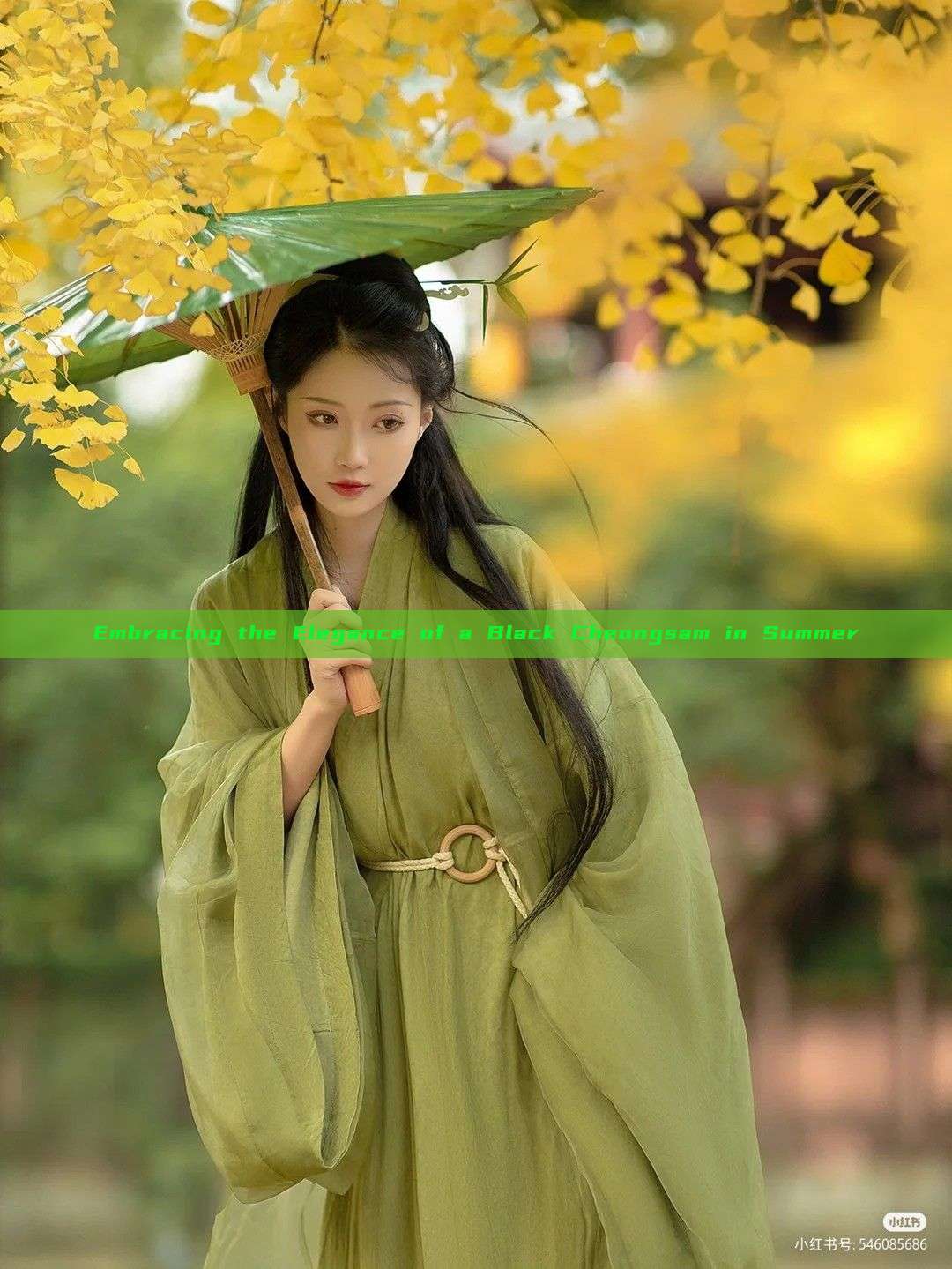 Embracing the Elegance of a Black Cheongsam in Summer Embracing the Elegance of a Black Cheongsam in Summer