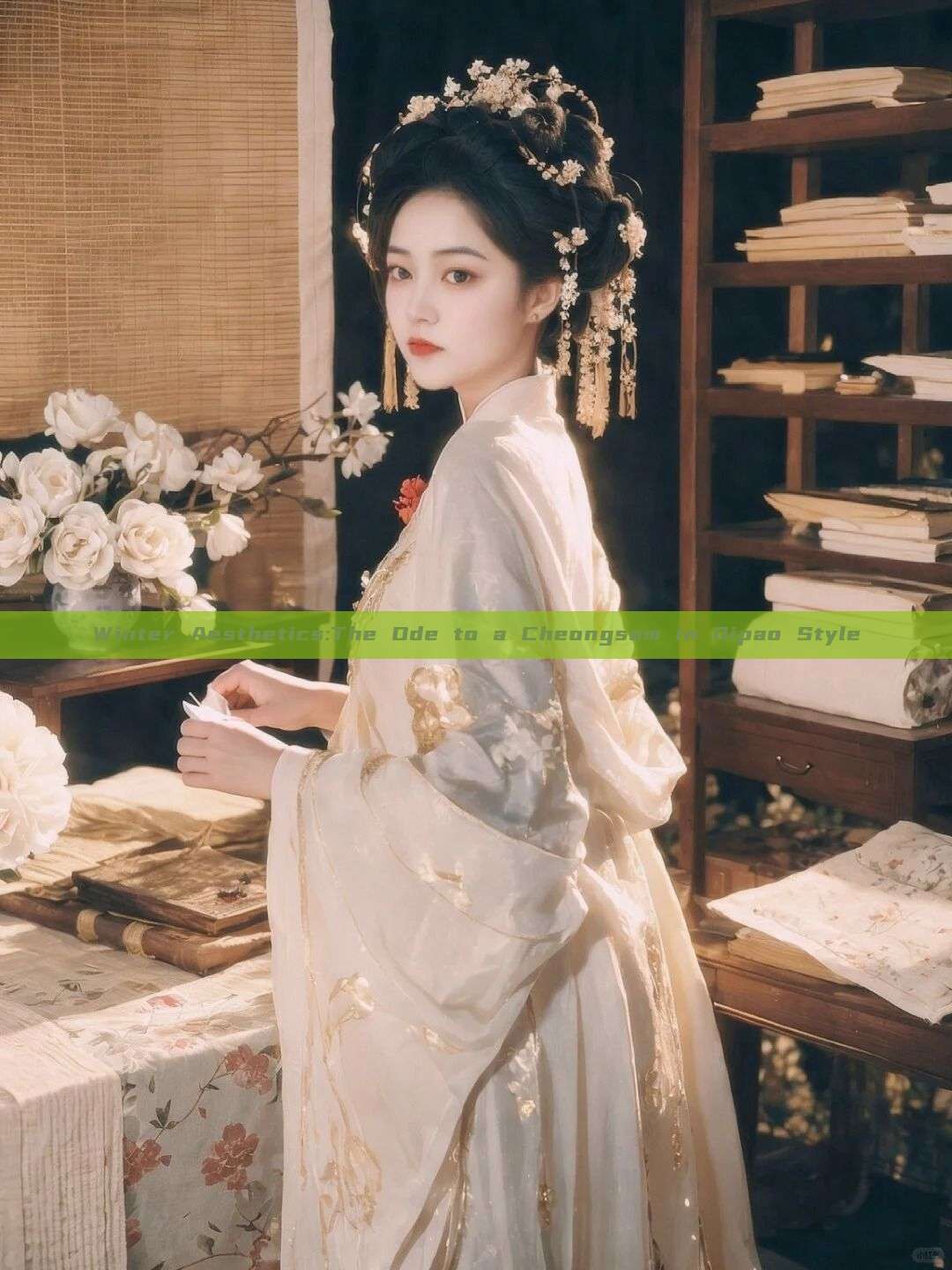 Winter Aesthetics:The Ode to a Cheongsam in Qipao Style Winter Aesthetics:The Ode to a Cheongsam in Qipao Style