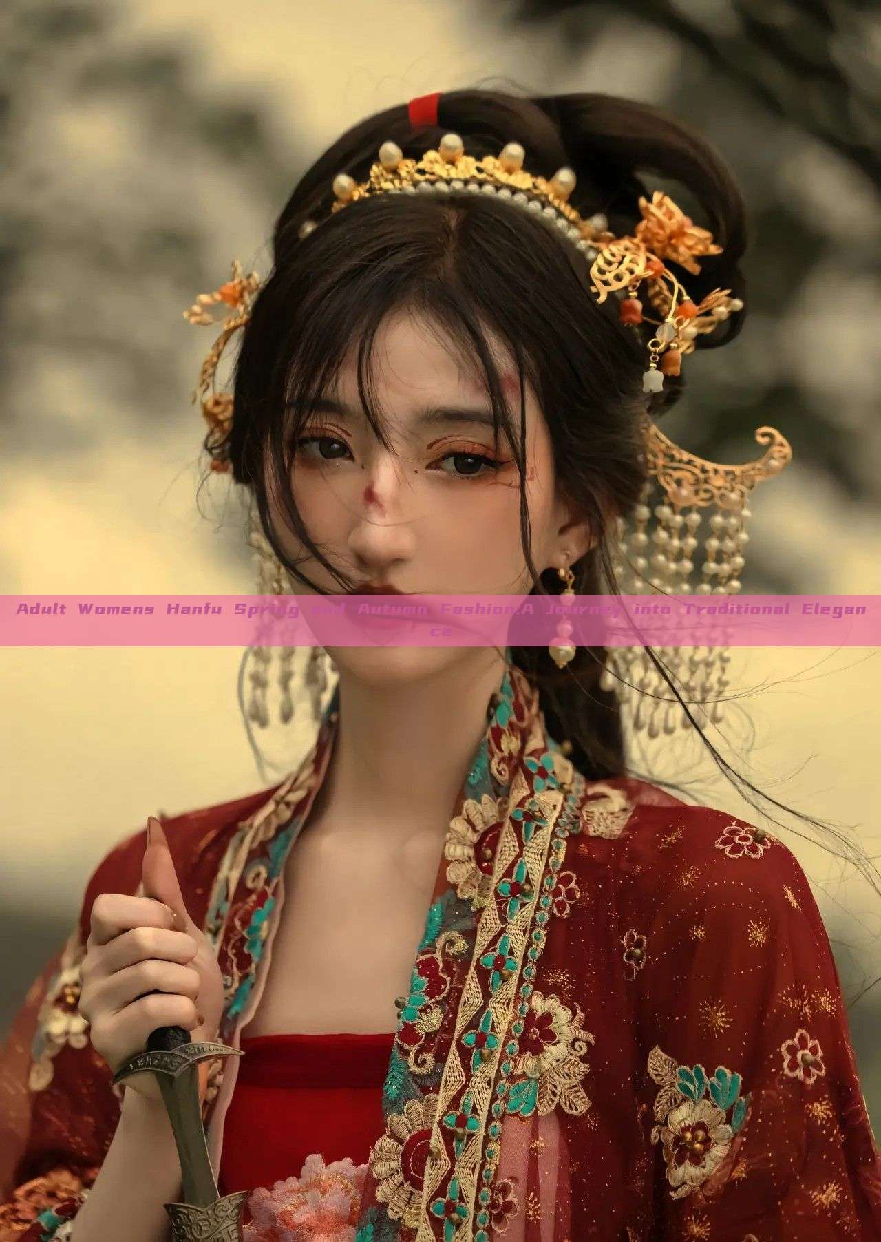 Adult Womens Hanfu Spring and Autumn Fashion:A Journey into Traditional Elegance Adult Womens Hanfu Spring and Autumn Fashion:A Journey into Traditional Elegance
