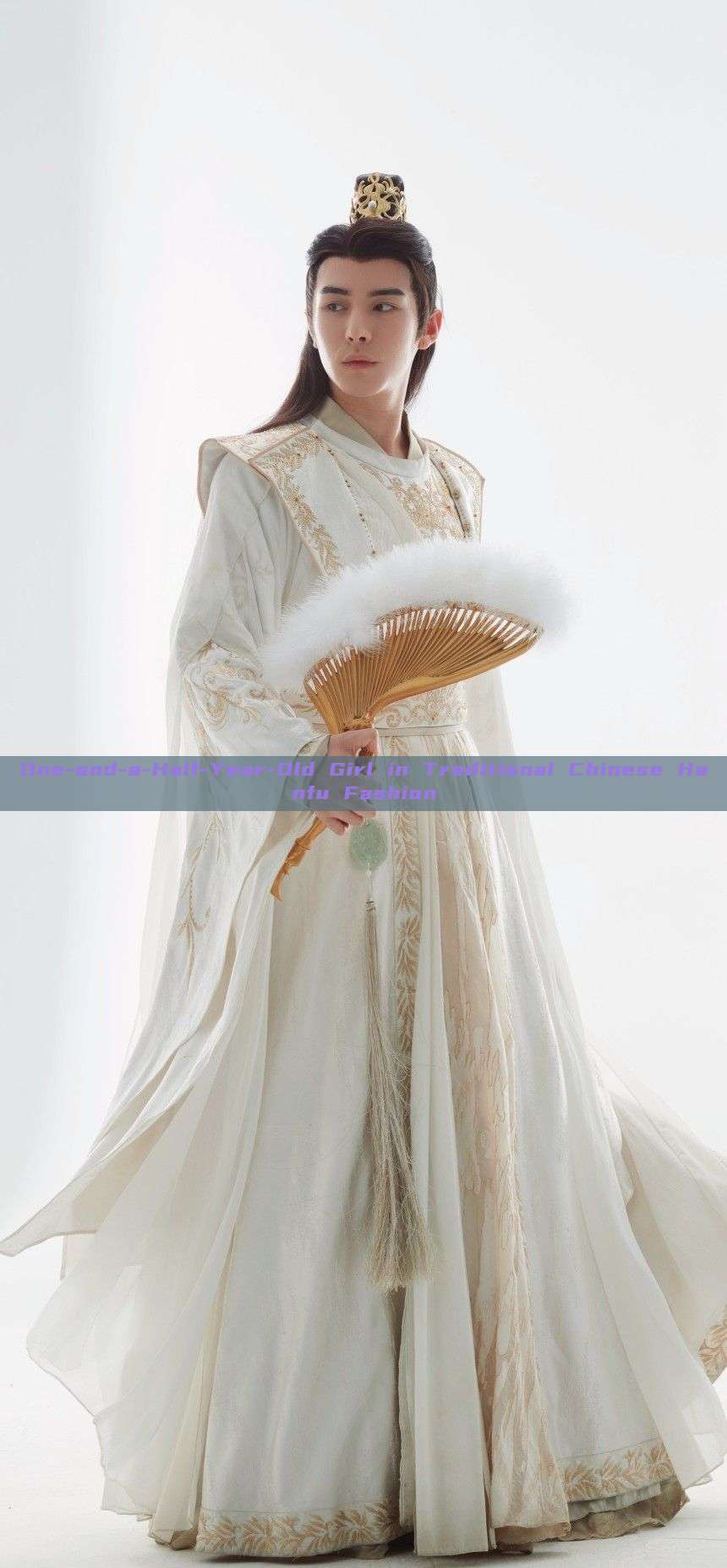 One-and-a-Half-Year-Old Girl in Traditional Chinese Hanfu Fashion One-and-a-Half-Year-Old Girl in Traditional Chinese Hanfu Fashion