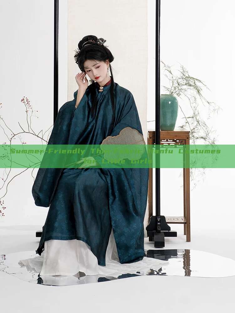 Summer-Friendly Thin-Fabric Hanfu Costumes for Little Girls Summer-Friendly Thin-Fabric Hanfu Costumes for Little Girls