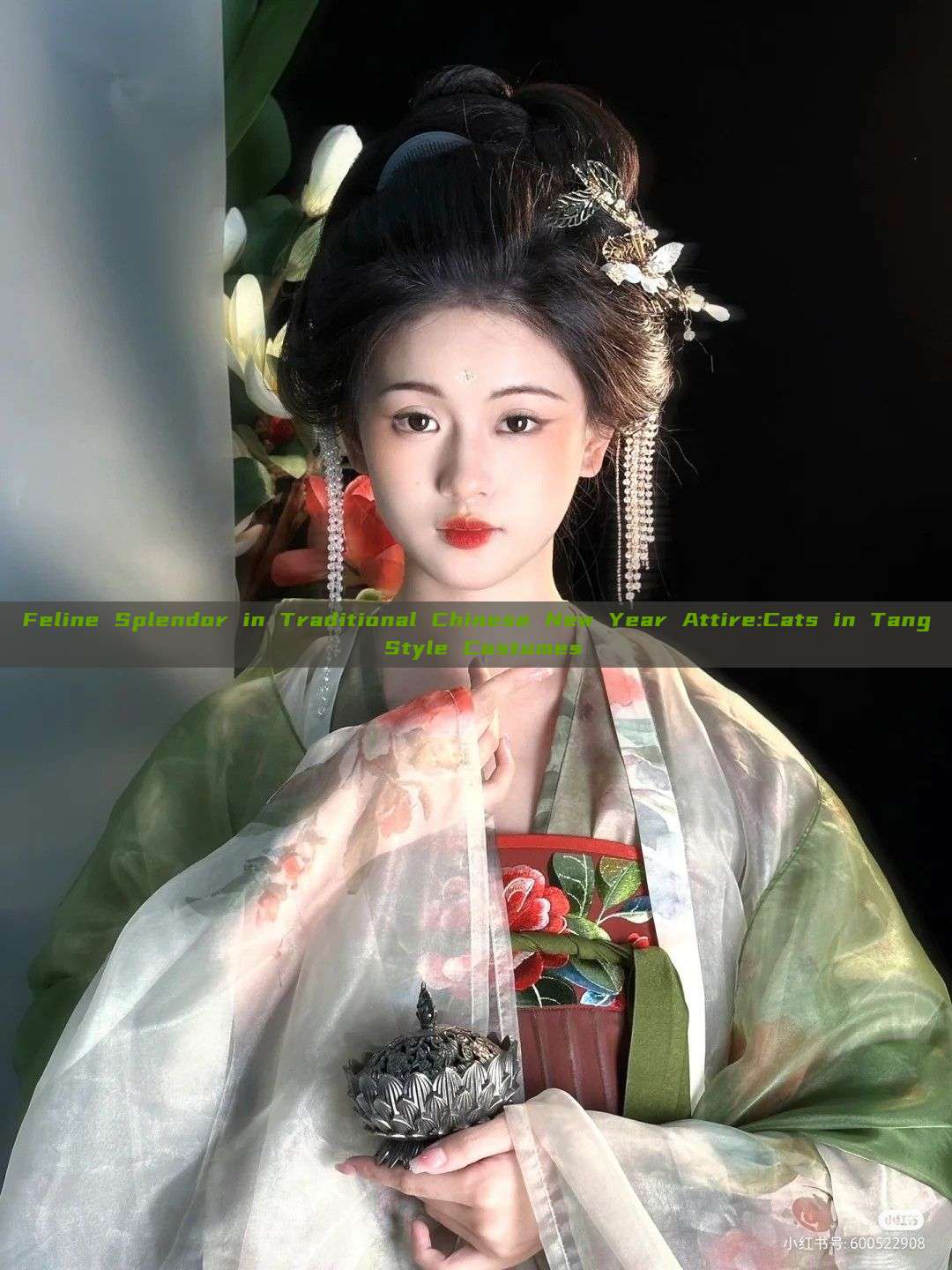 Feline Splendor in Traditional Chinese New Year Attire:Cats in Tang Style Costumes Feline Splendor in Traditional Chinese New Year Attire:Cats in Tang Style Costumes