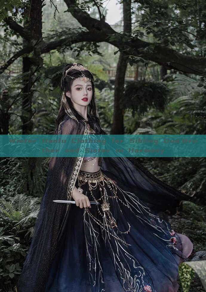Winter Hanfu Clothing for Sibling Duo:Brother and Sister in Harmony Winter Hanfu Clothing for Sibling Duo:Brother and Sister in Harmony