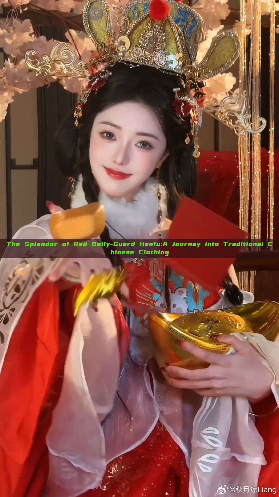 The Splendor of Red Belly-Guard Hanfu:A Journey into Traditional Chinese Clothing The Splendor of Red Belly-Guard Hanfu:A Journey into Traditional Chinese Clothing