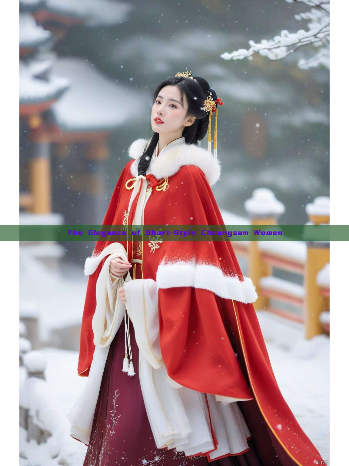 The Elegance of Short-Style Cheongsam Women The Elegance of Short-Style Cheongsam Women