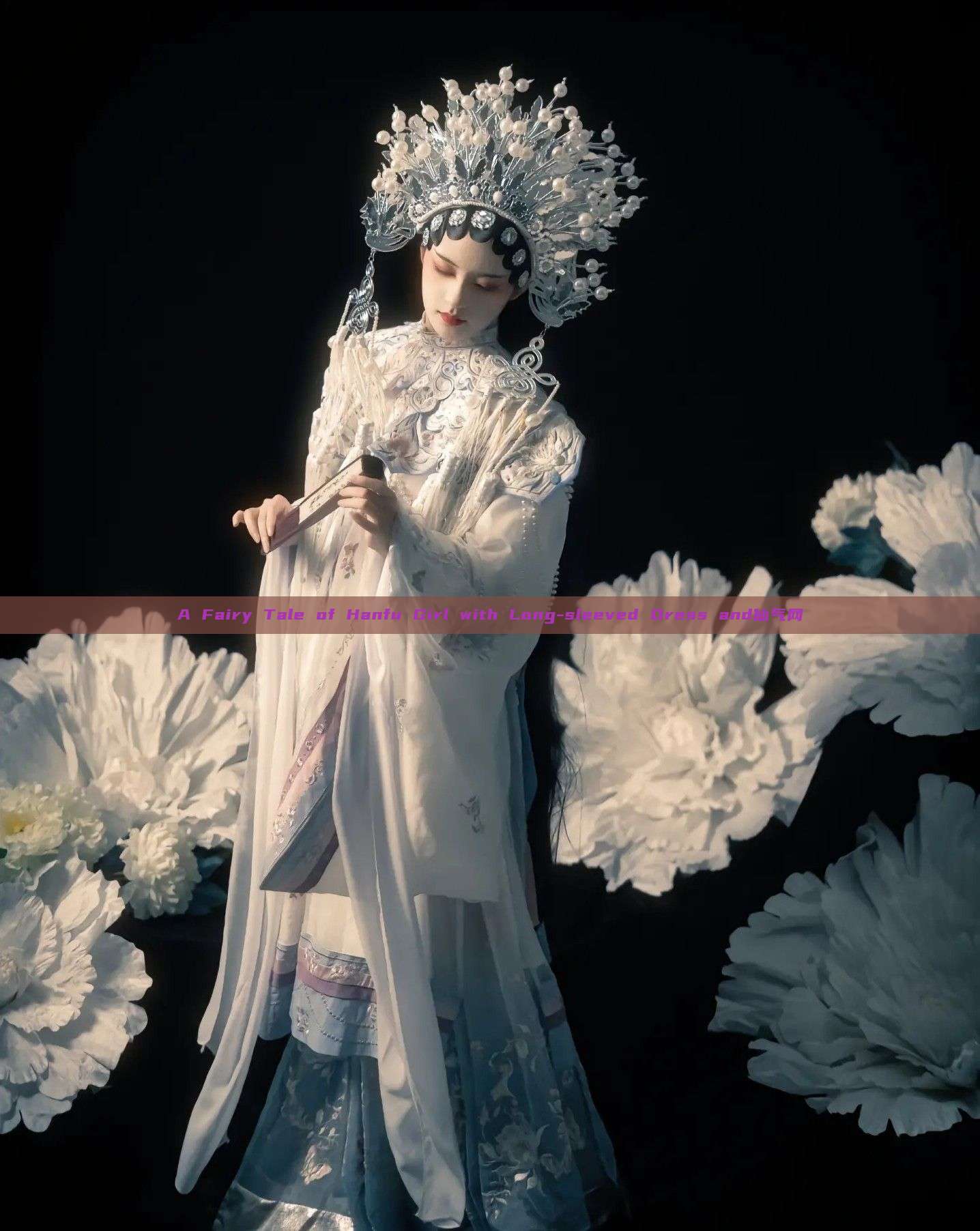 A Fairy Tale of Hanfu Girl with Long-sleeved Dress and仙气网 A Fairy Tale of Hanfu Girl with Long-sleeved Dress and仙气网
