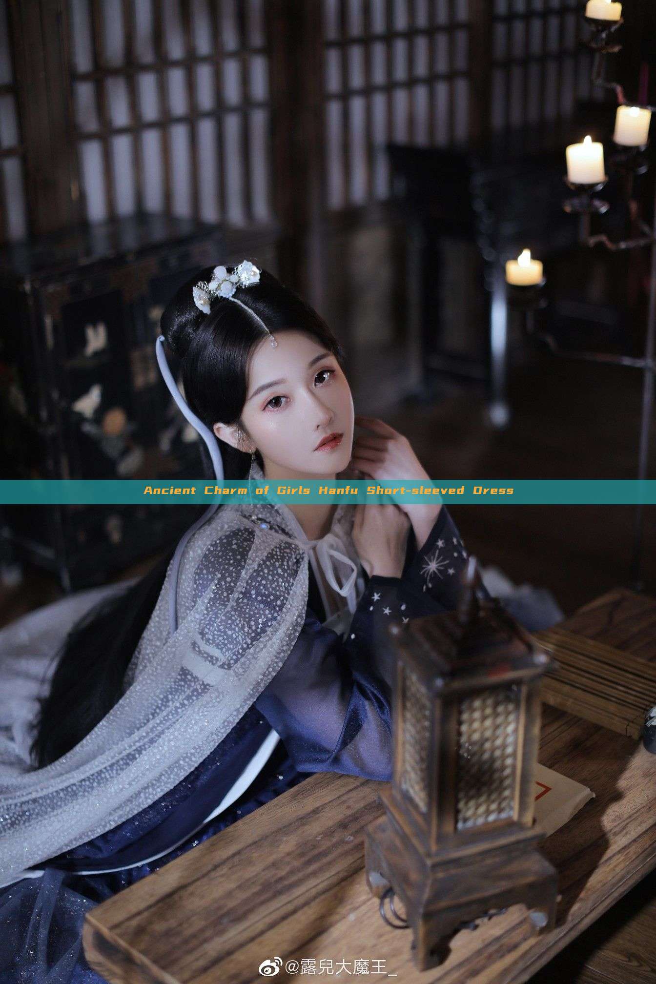 Ancient Charm of Girls Hanfu Short-sleeved Dress Ancient Charm of Girls Hanfu Short-sleeved Dress