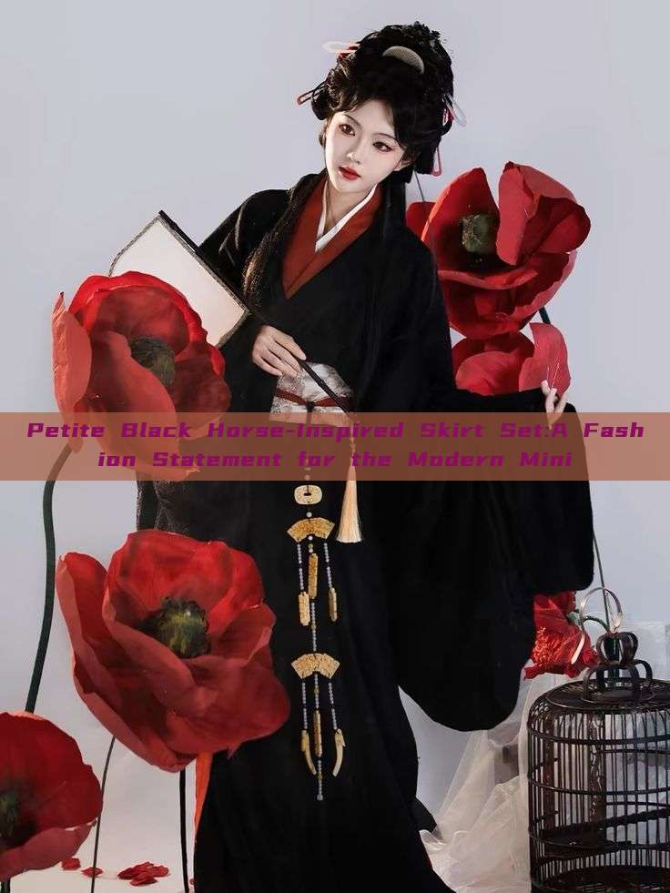 Petite Black Horse-Inspired Skirt Set:A Fashion Statement for the Modern Mini Petite Black Horse-Inspired Skirt Set:A Fashion Statement for the Modern Mini