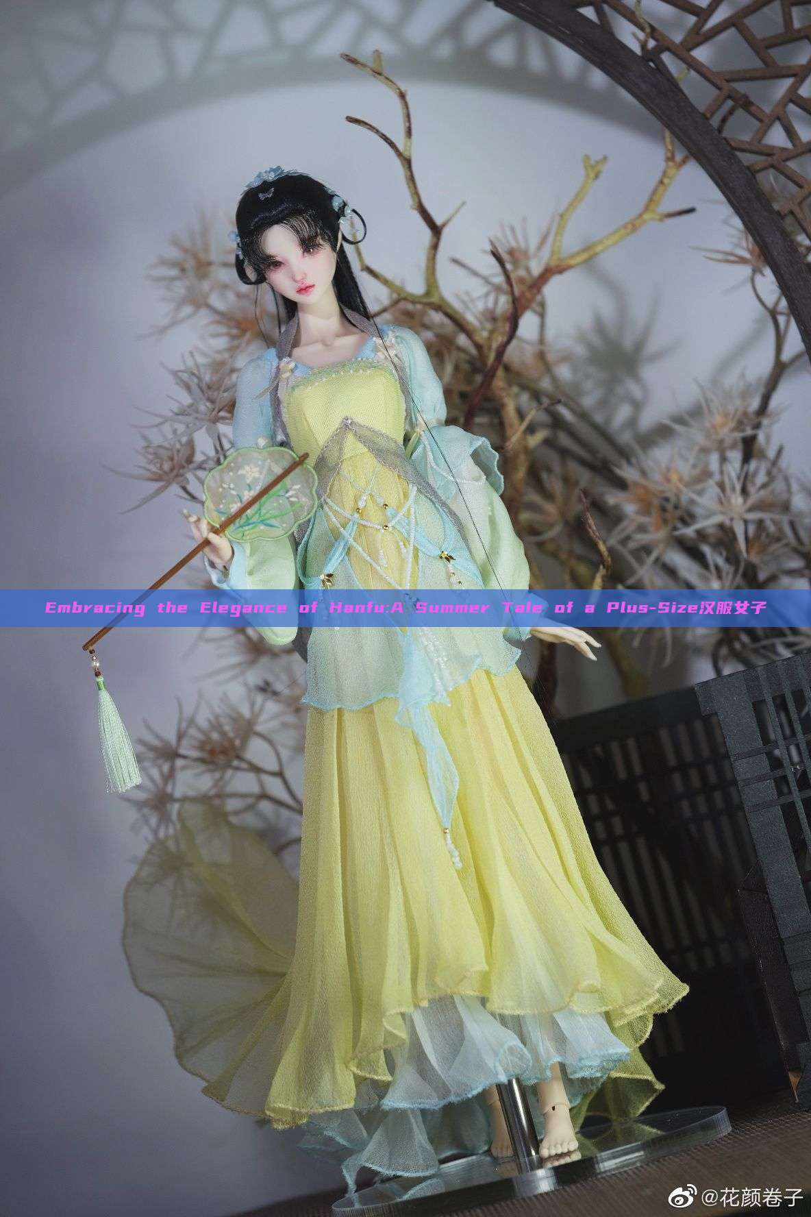 Embracing the Elegance of Hanfu:A Summer Tale of a Plus-Size汉服女子