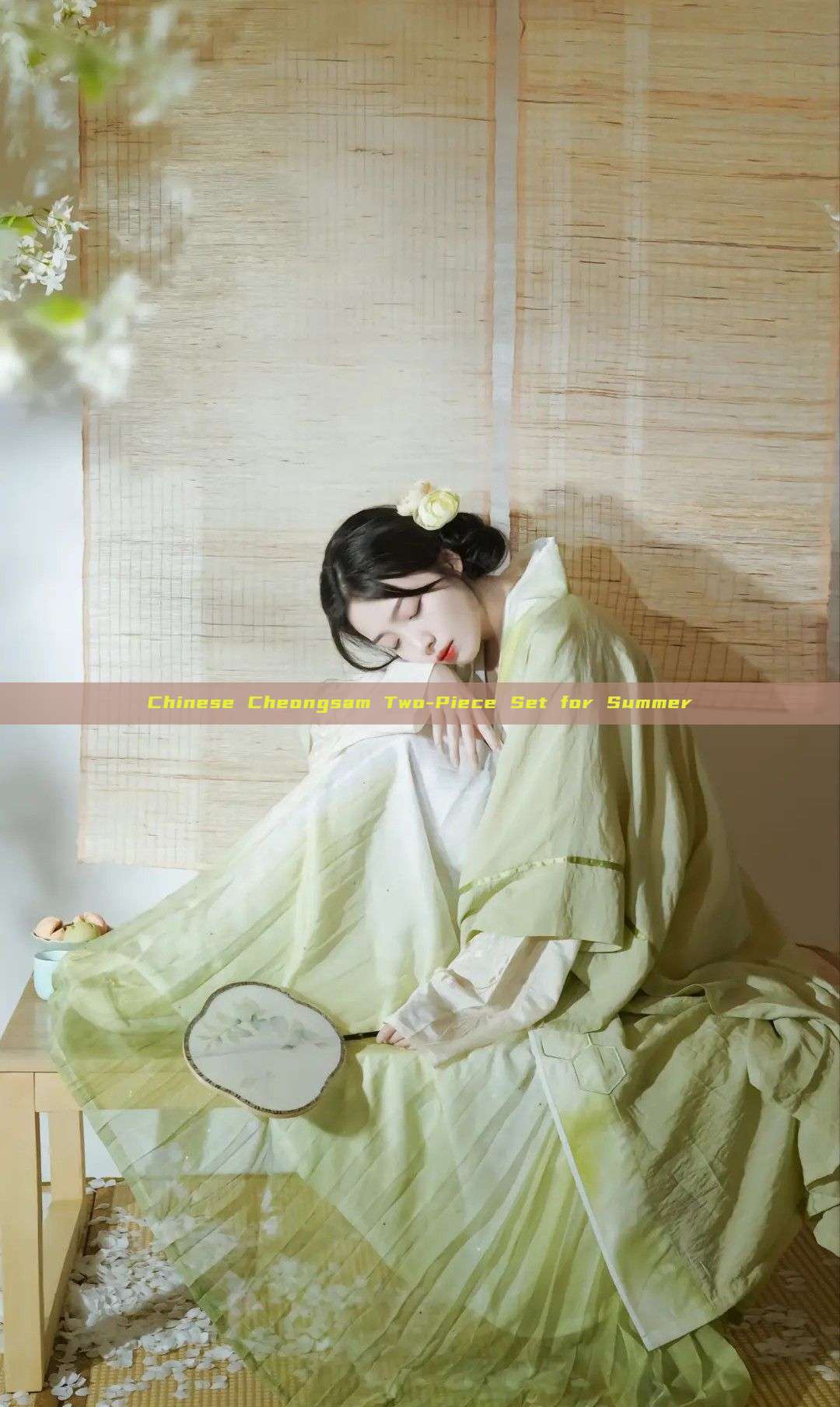 Chinese Cheongsam Two-Piece Set for Summer Chinese Cheongsam Two-Piece Set for Summer