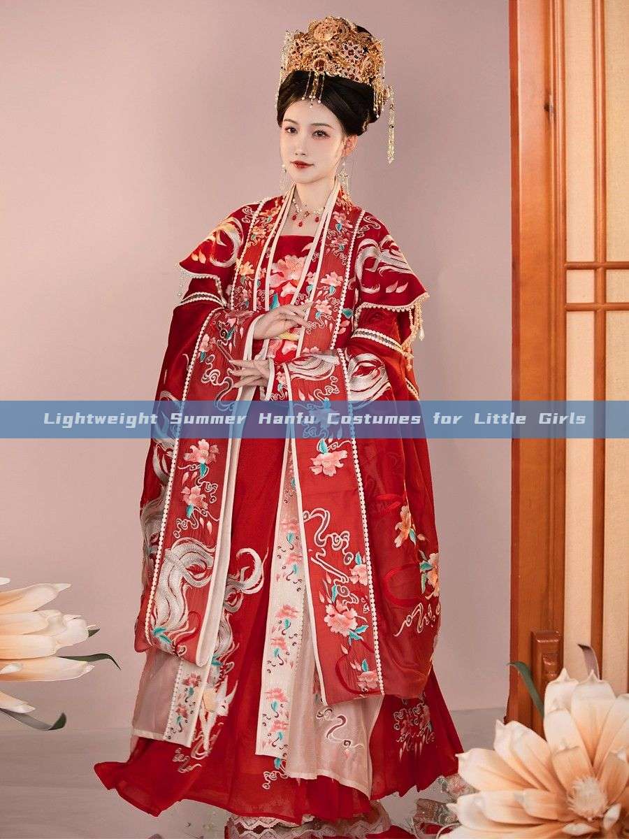 Lightweight Summer Hanfu Costumes for Little Girls Lightweight Summer Hanfu Costumes for Little Girls