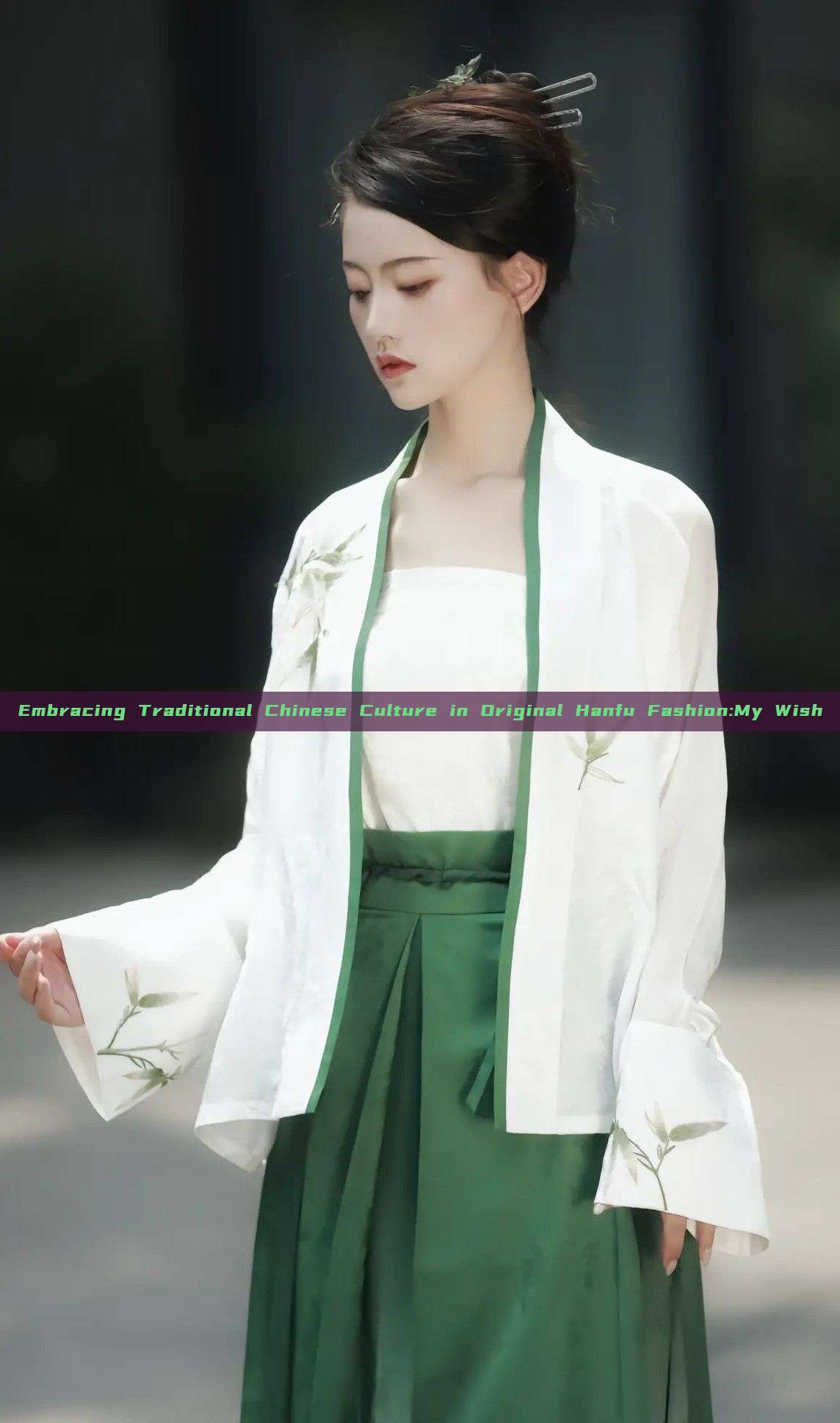Embracing Traditional Chinese Culture in Original Hanfu Fashion:My Wish