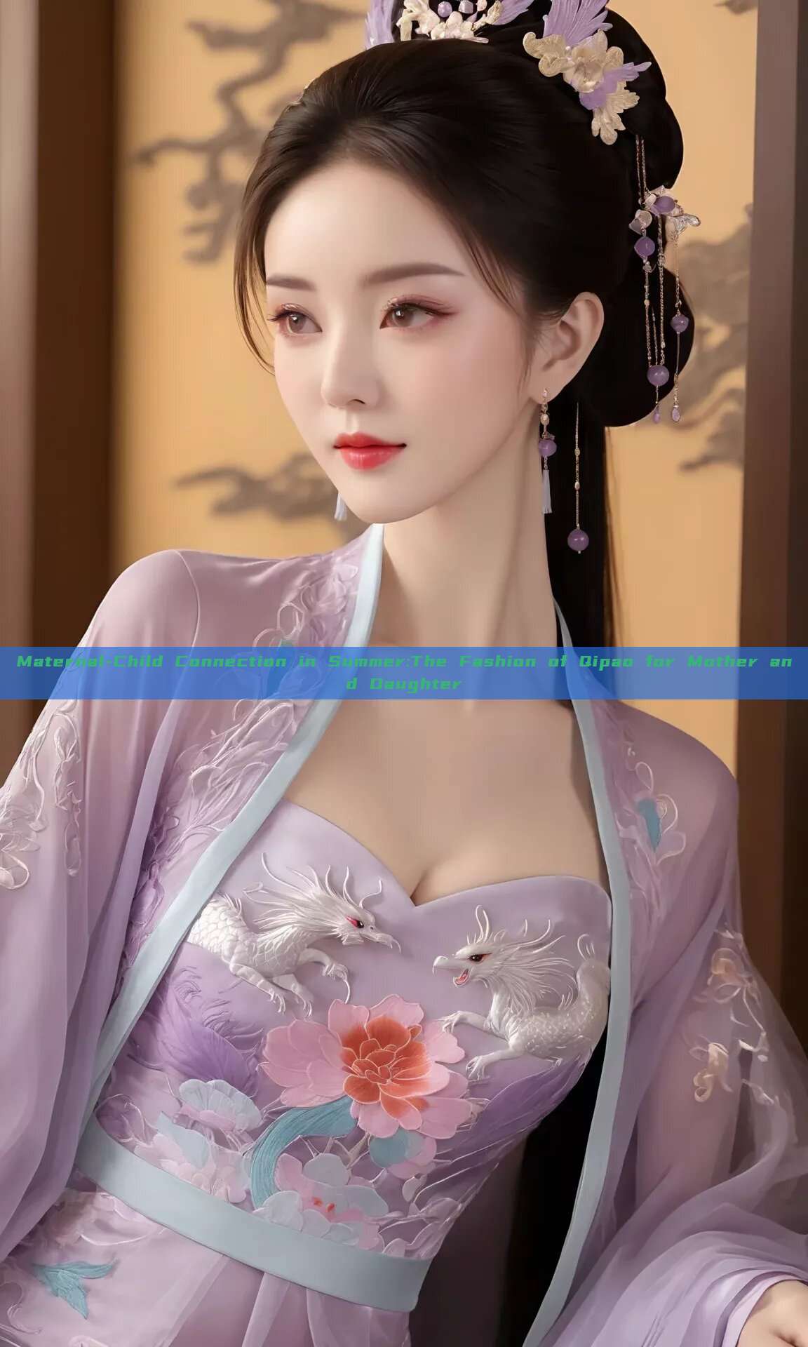 Maternal-Child Connection in Summer:The Fashion of Qipao for Mother and Daughter Maternal-Child Connection in Summer:The Fashion of Qipao for Mother and Daughter