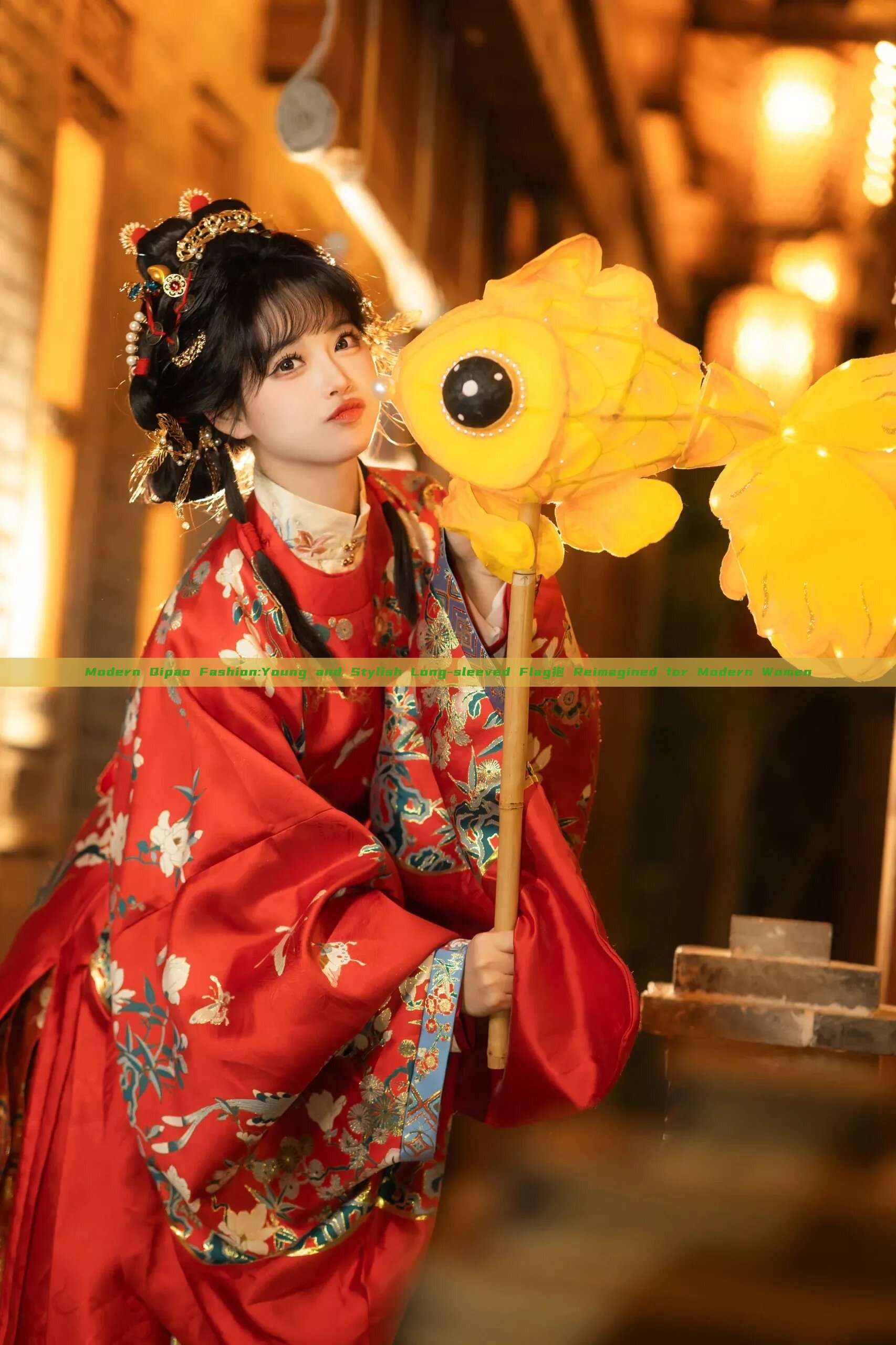 Modern Qipao Fashion:Young and Stylish Long-sleeved Flag袍 Reimagined for Modern Women Modern Qipao Fashion:Young and Stylish Long-sleeved Flag袍 Reimagined for Modern Women
