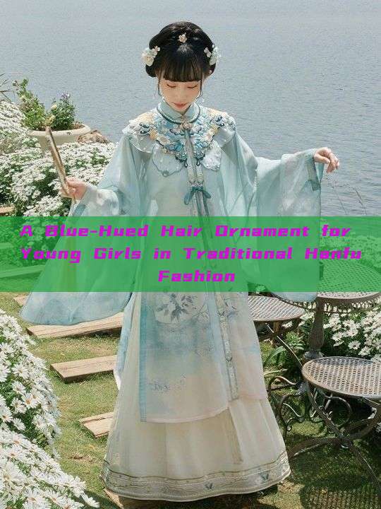 A Blue-Hued Hair Ornament for Young Girls in Traditional Hanfu Fashion A Blue-Hued Hair Ornament for Young Girls in Traditional Hanfu Fashion