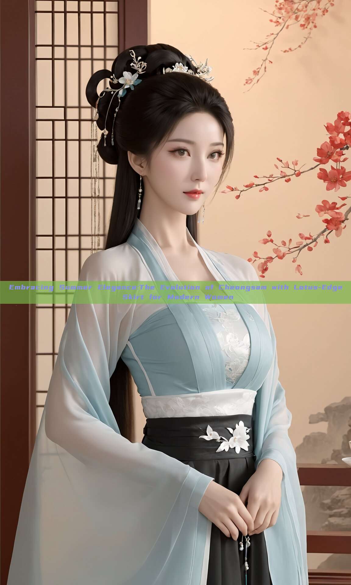Embracing Summer Elegance:The Evolution of Cheongsam with Lotus-Edge Skirt for Modern Women Embracing Summer Elegance:The Evolution of Cheongsam with Lotus-Edge Skirt for Modern Women