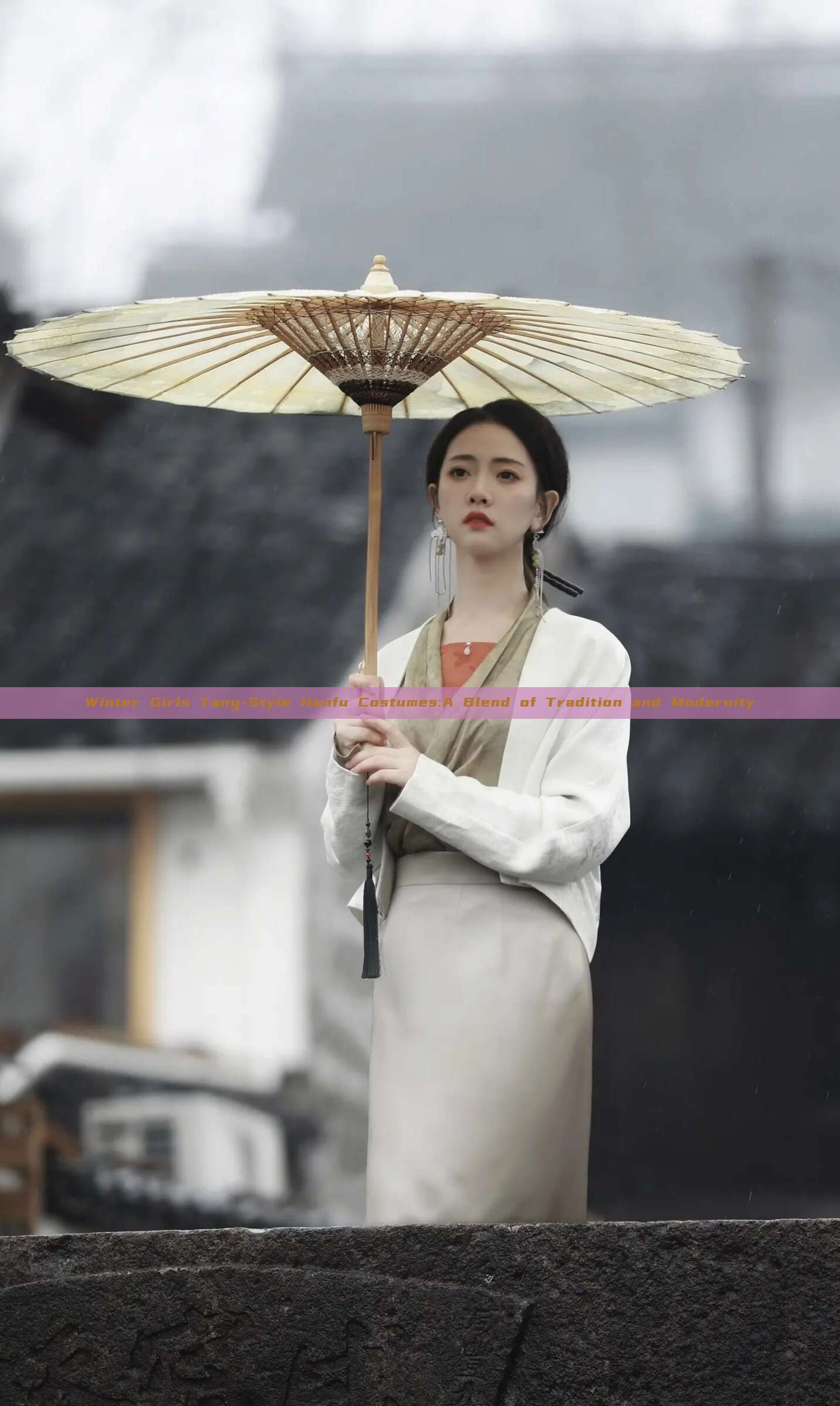 Winter Girls Tang-Style Hanfu Costumes:A Blend of Tradition and Modernity Winter Girls Tang-Style Hanfu Costumes:A Blend of Tradition and Modernity