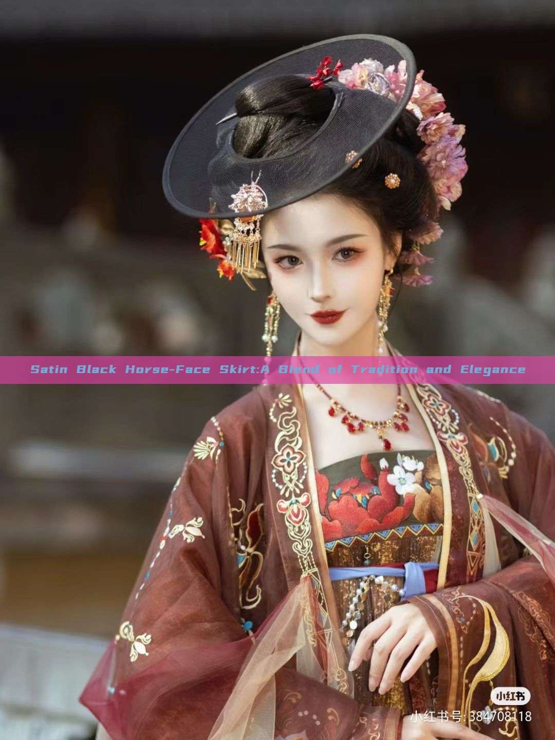 Satin Black Horse-Face Skirt:A Blend of Tradition and Elegance Satin Black Horse-Face Skirt:A Blend of Tradition and Elegance