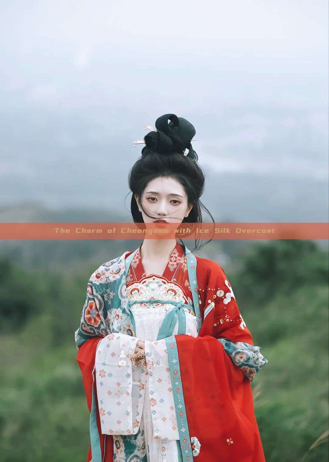 The Charm of Cheongsam with Ice Silk Overcoat