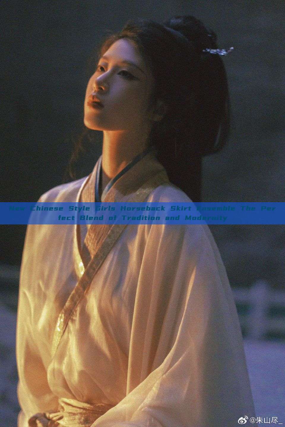 New Chinese Style Girls Horseback Skirt Ensemble The Perfect Blend of Tradition and Modernity
