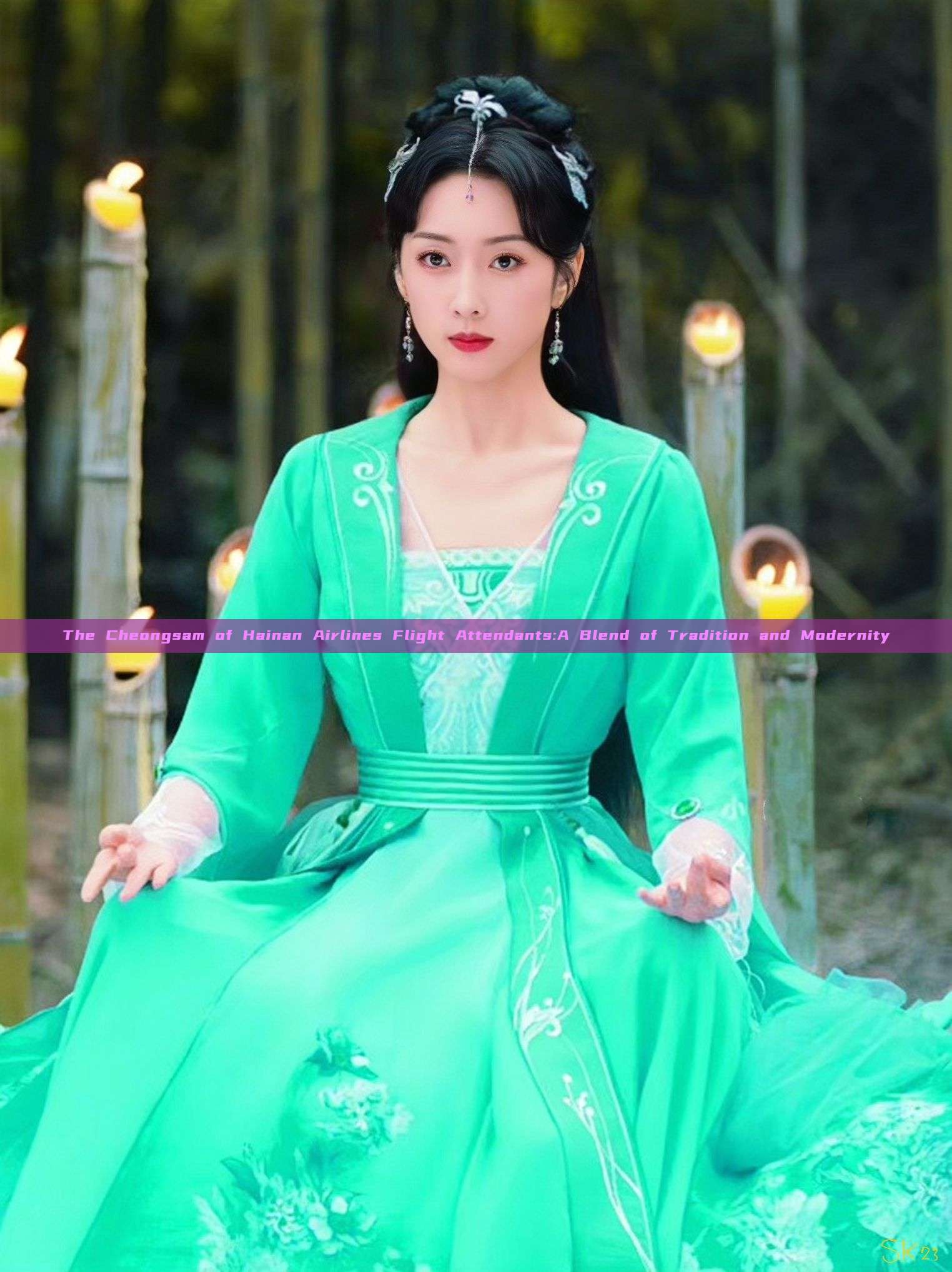The Cheongsam of Hainan Airlines Flight Attendants:A Blend of Tradition and Modernity The Cheongsam of Hainan Airlines Flight Attendants:A Blend of Tradition and Modernity
