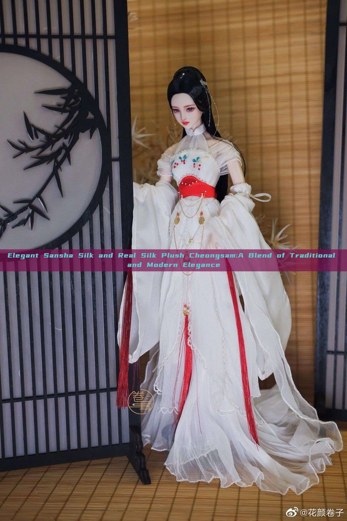 Elegant Sansha Silk and Real Silk Plush Cheongsam:A Blend of Traditional and Modern Elegance Elegant Sansha Silk and Real Silk Plush Cheongsam:A Blend of Traditional and Modern Elegance