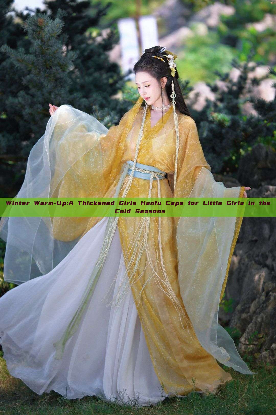 Winter Warm-Up:A Thickened Girls Hanfu Cape for Little Girls in the Cold Seasons Winter Warm-Up:A Thickened Girls Hanfu Cape for Little Girls in the Cold Seasons