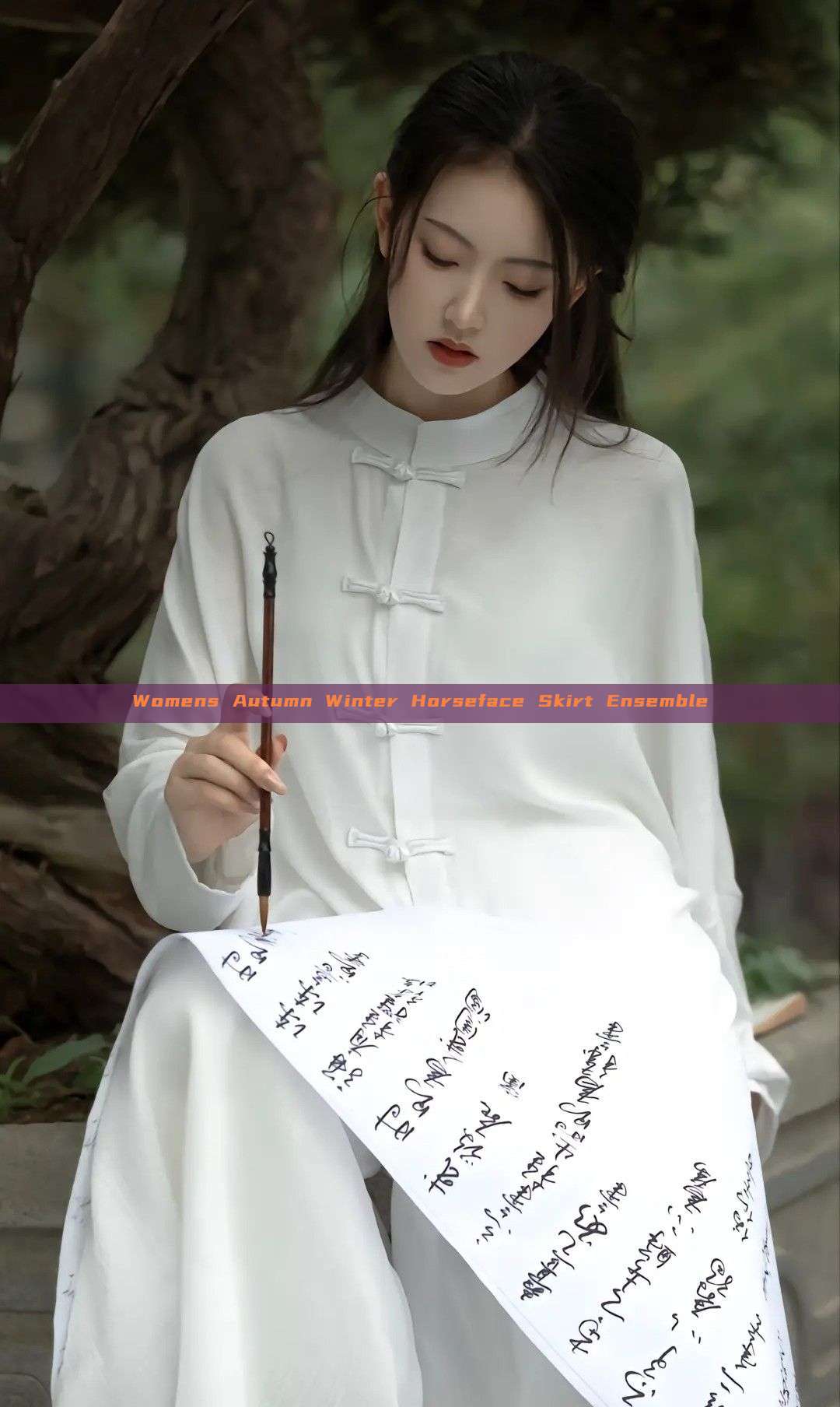Womens Autumn Winter Horseface Skirt Ensemble Womens Autumn Winter Horseface Skirt Ensemble